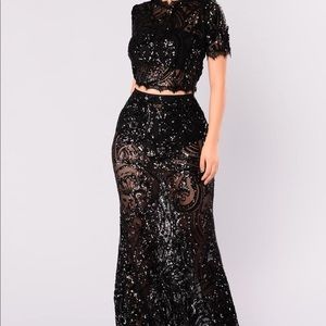 Fashion Nova Dress - Annemarie Sequin Set